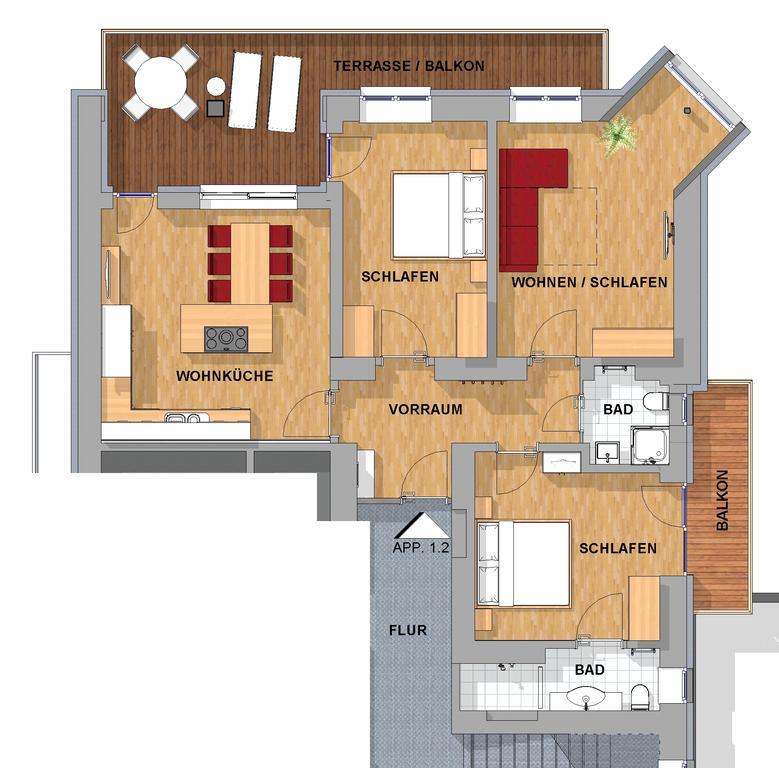Appartements Schwaighofer Kössen Chambre photo